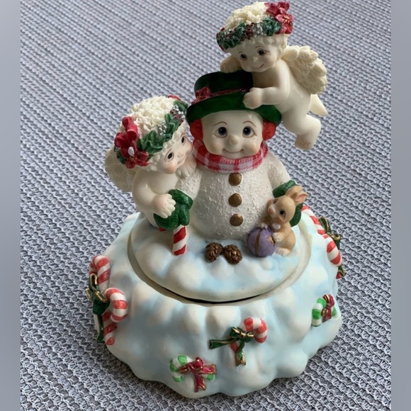 Beautiful 1999 Vintage Dreamsicles Frosty The Snowman Musical Spinning Decor ☃️ - Picture 3 of 15